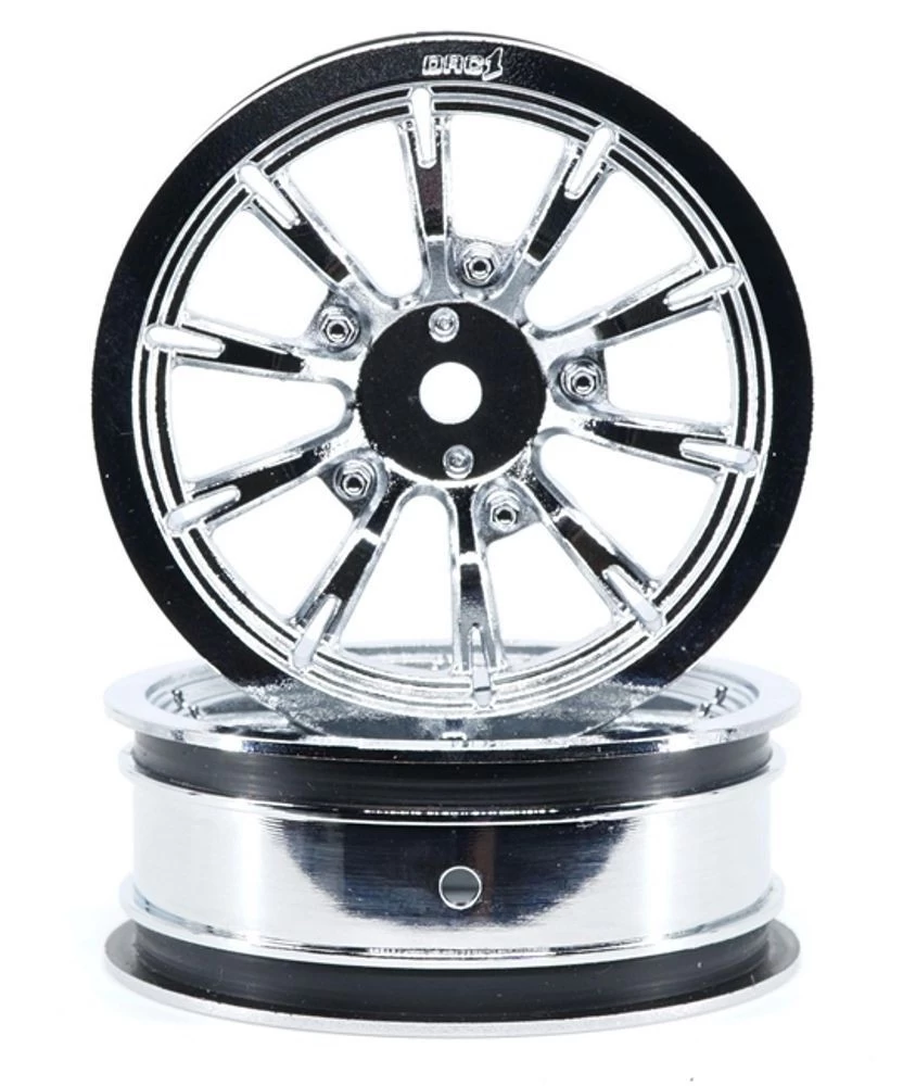 DragRace Concepts Axis Chrome 2.2" Front SCT Wheels (2) 1 DragRace Concepts Axis Chrome 2.2" Front SCT Wheels (2)