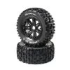 Duratrax Lockup 1/5 SC Sport Mounted Black 24mm (2)
