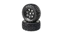 Duratrax Lockup 1/5 SC Sport Mounted Black 24mm (2)