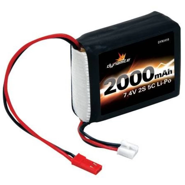 Dynamite LiPo Battery 2000mAh 5C 7.4V (2S) 1 Dynamite LiPo Battery 2000mAh 5C 7.4V (2S)