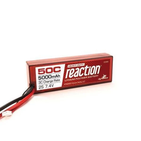 Dynamite LiPo Hard Battery 5000mAh 50C 7.4V (2S) With EC5 Connector 1 Dynamite LiPo Hard Battery 5000mAh 50C 7.4V (2S) With EC5 Connector
