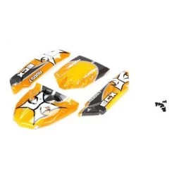 Body Set, Decorated, Orange/Grey: 1:24 Roost