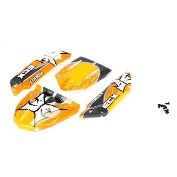 Body Set, Decorated, Orange/Grey: 1:24 Roost 1 Body Set, Decorated, Orange/Grey: 1:24 Roost