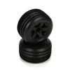 Fr Tire, Premount, Black Wheel(2):1:10 2wd Circuit