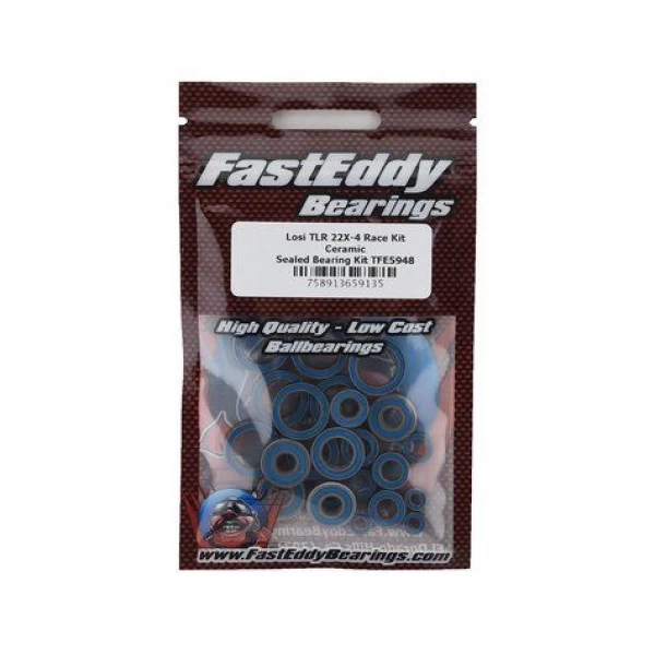Fasteddy Bearings Losi TLR 22X-4 Race Kit Ceramic Sealed Bearing Kit 1 Fasteddy Bearings Losi TLR 22X-4 Race Kit Ceramic Sealed Bearing Kit