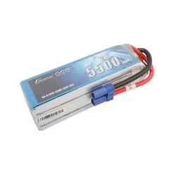 Gens Ace 5500mAh 14.8V 60C 4S1P Lipo Battery Pack With EC5 Plug