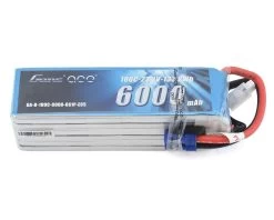 Gens Ace Gens Ace 6S 22.2V 6000mAh 100C Soft Case Lipo Battery With EC5 Connector