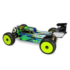JConcepts TLR 8IGHT-E 3.0 Silencer Body, Clear -RemoteFun Toys Shop jconcepts jco0245 03