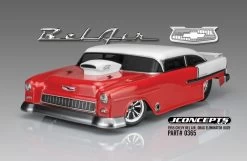 Jconcepts 1955 Chevy Bel Air, Drag Eliminator Body, Clear -RemoteFun Toys Shop jconcepts jco jco0365 04