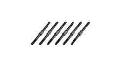 Jconcepts Titanium Turnbuckle Set, Black (B6.1 Fin) (6)