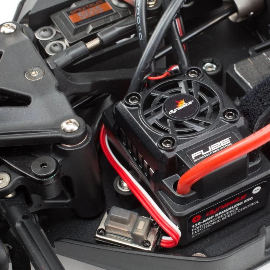 Losi 1/8 8IGHT-E 4WD Buggy Brushless RTR, Blue/Green 6 Losi 1/8 8IGHT-E 4WD Buggy Brushless RTR, Blue/Green - Image 6