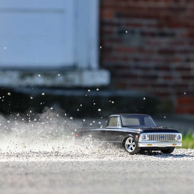Losi 1972 V100 Chevy C10 10 AWD RTR Classic Pickup, Black 5 Losi 1972 V100 Chevy C10 10 AWD RTR Classic Pickup, Black - Image 5