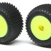 Losi Yellow Rear Mounted Step Pin Tires (Mini-T 2.0) (2)