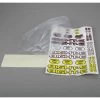 Losi Clear 8IGHT-E Body With Stickers & Mask