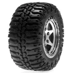 Fr Whls&Tires Mnted, Chrome(Pr)