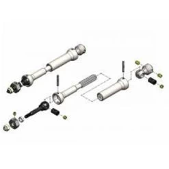 11104 Rear CVD Kit H/D Rustler/Stampede/VXL