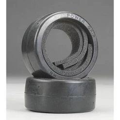 86051 1/8 On-Road Slick Belted Tire W/Inserts (2)