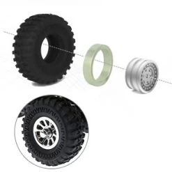 Panda Hobby 1/18 Tetra18 X2 RTR Scale Mini Crawler, Red/White 16 Panda Hobby 1/18 Tetra18 X2 RTR Scale Mini Crawler, Red/White -RemoteFun Toys Shop panda hobby pht pht1803rw 08