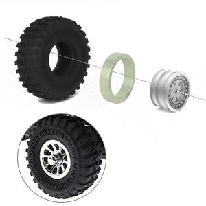 Panda Hobby 1/18 Tetra18 X2 RTR Scale Mini Crawler, Red/White 7 Panda Hobby 1/18 Tetra18 X2 RTR Scale Mini Crawler, Red/White - Image 7