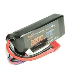 Power Hobby 3S 11.1V 2200MAH 25C Lipo Battery With Hardwired T-Plug
