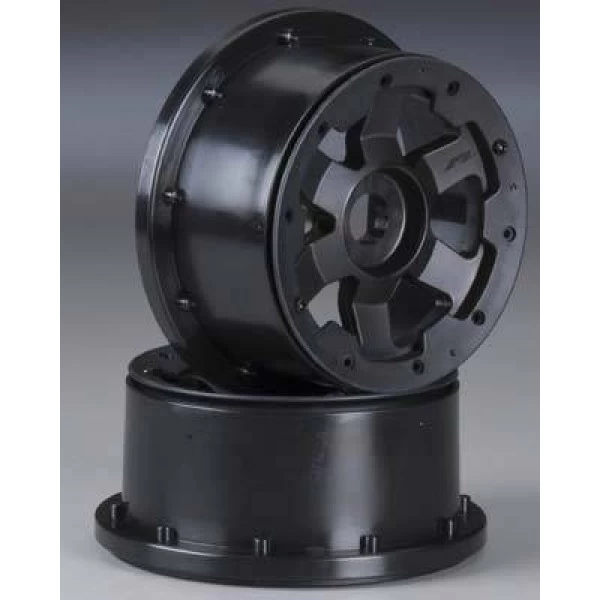 Pro-Line Desperado Bead-Loc Wheels Front, Black (2) 1 Pro-Line Desperado Bead-Loc Wheels Front, Black (2)