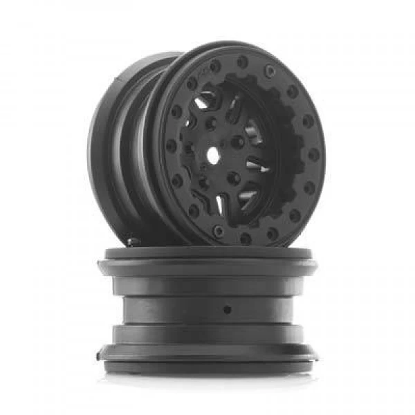 Pro-Line FaultLine 10 Spoke 2.2" Black Bead-Loc Wheels 1 Pro-Line FaultLine 10 Spoke 2.2" Black Bead-Loc Wheels