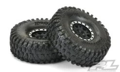Pro-Line Hyrax 1.9" Tires Mounted On Impulse Internal Bead-Loc Wheels (2)