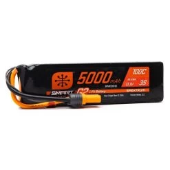 Spektrum 11.1V 5000mAh 3S 100C Smart G2 Lipo Battery With IC5 Connector