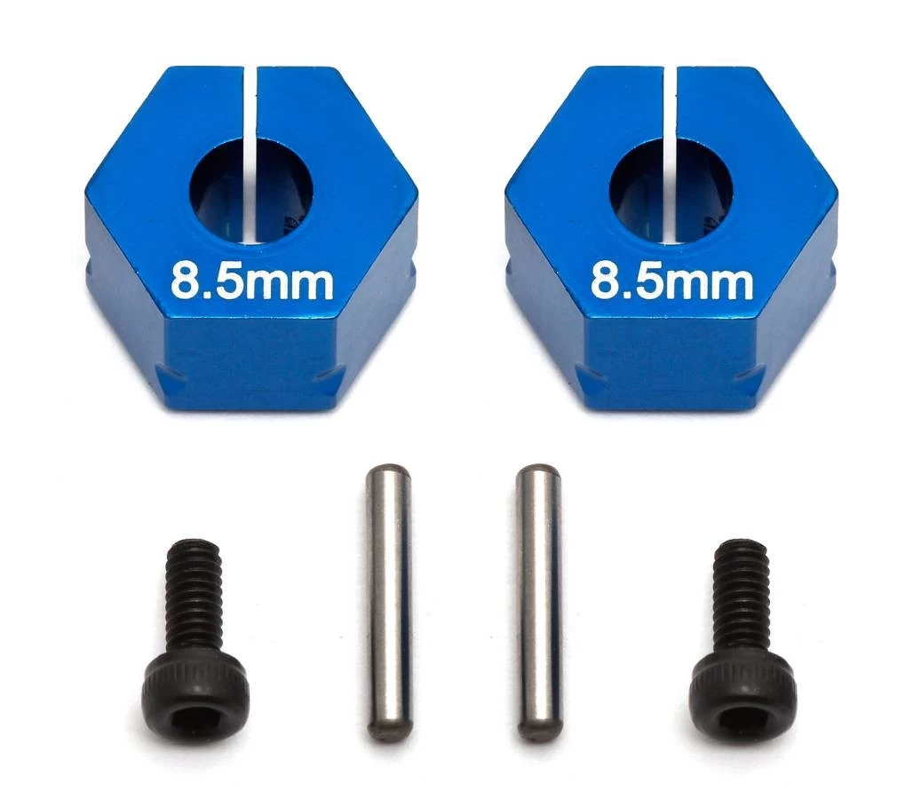Team Associated Factory Team Clamping Wheel Hexes, 8.5mm (2) 1 Team Associated Factory Team Clamping Wheel Hexes, 8.5mm (2)