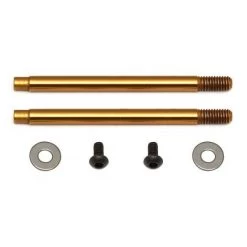 Team Associated 3x27.5mm Shock Shafts (V2), TiN (2)