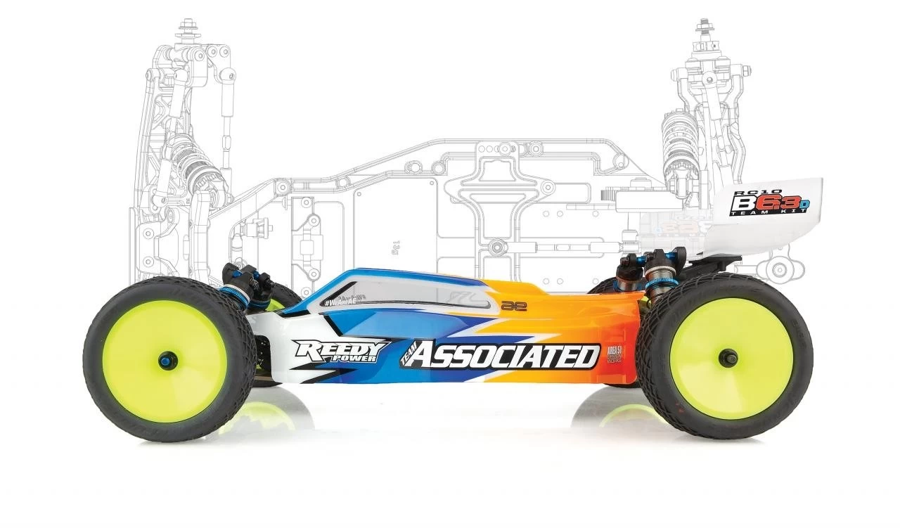 Team Associated RC10B6.3D 1/10 2WD Team Kit Buggy 10 Team Associated RC10B6.3D 1/10 2WD Team Kit Buggy - Image 10