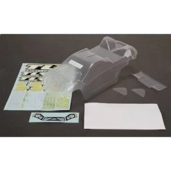 TLR Body & Spoiler Set For Mid Motor, Clear For 22T
