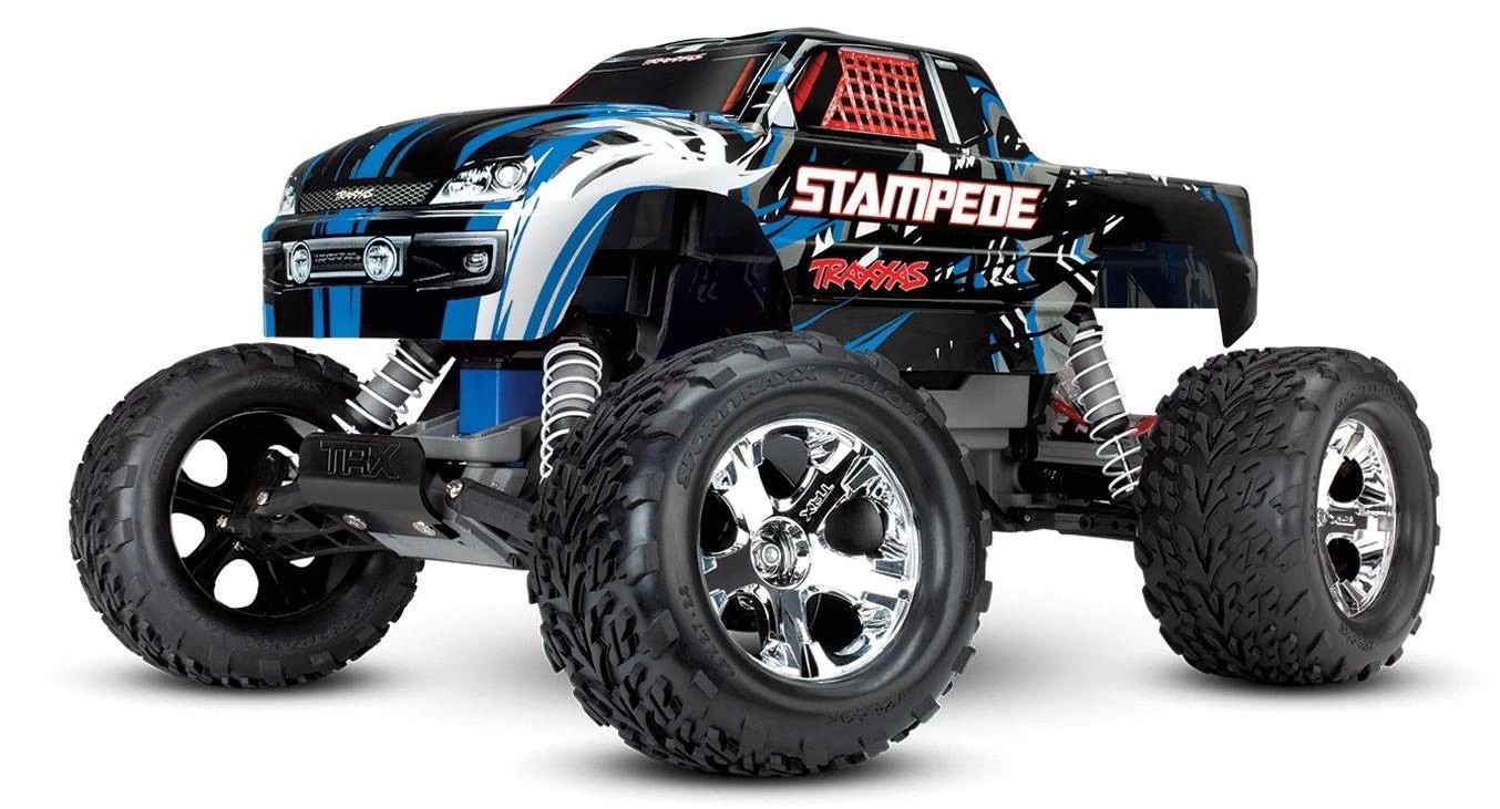 Traxxas Stampede XL-5 2WD 1/10 Brushed RTR Monster Truck, Blue 1 Traxxas Stampede XL-5 2WD 1/10 Brushed RTR Monster Truck, Blue
