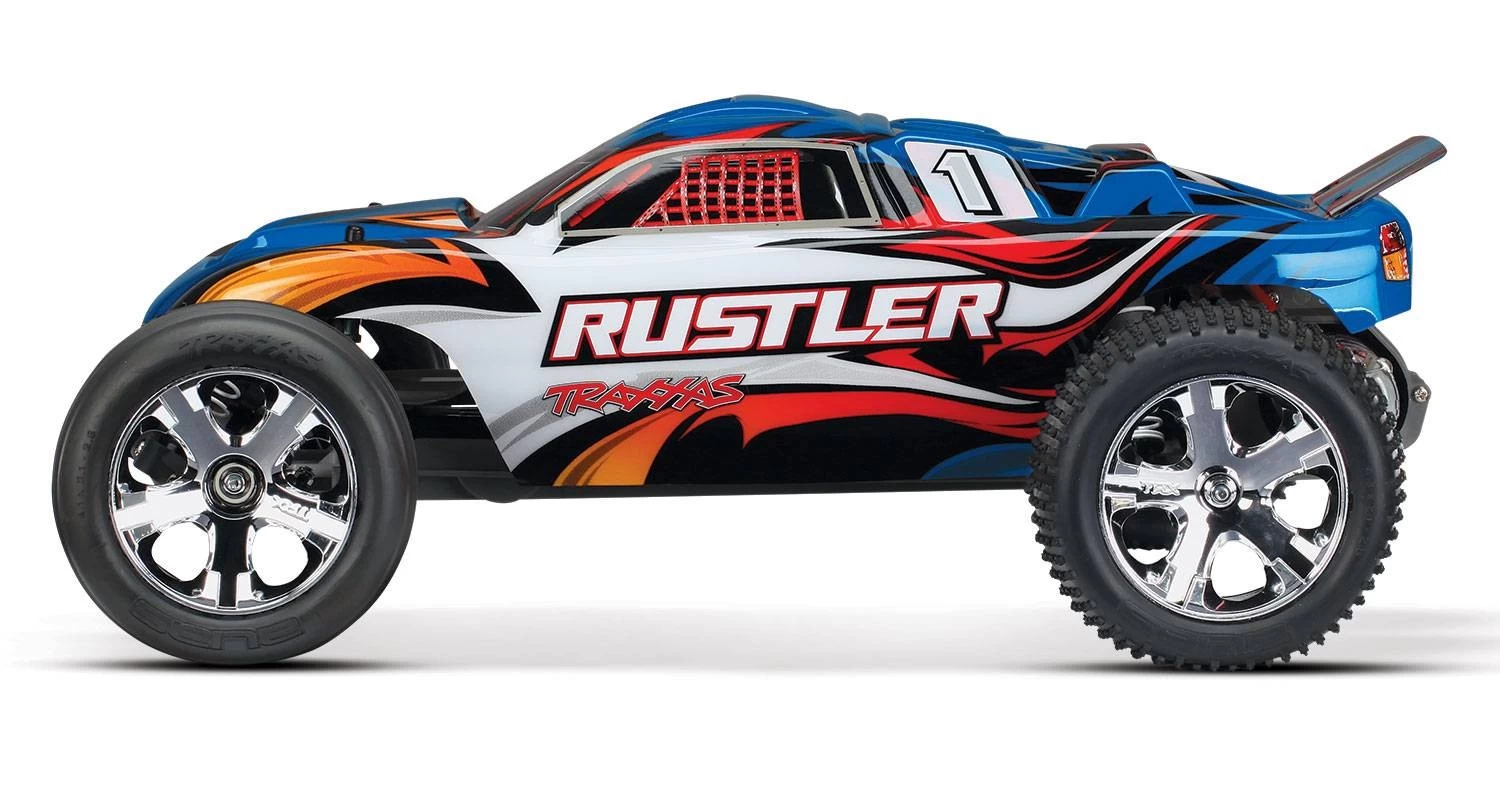Rustler 1/10 Scale Stadium Truck With TQ 2.4 GHz Radio System, Blue 3 Rustler 1/10 Scale Stadium Truck With TQ 2.4 GHz Radio System, Blue - Image 3