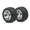 Traxxas Front Alias 2.8" Ribbed Tires/All-Star Wheels, Assembled (2)