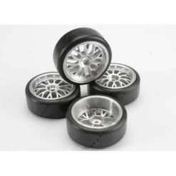 Traxxas Mounted Protrax Slick Tires (4)