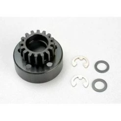 Traxxas Revo Clutch Bell 16T/Fiber Washer/E-Clip (2)