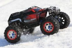 Summit 1/10 4WD Electric Extreme Terrain Monster Truck, Red -RemoteFun Toys Shop traxxas tra56076 4 red 03
