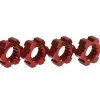 Wheel Hubs, Hex, Aluminum (red-anodized) (4)