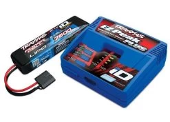 Traxxas Single 2s ID Battery Charger Completer Pack With 7600mAh 7.4v Lipo