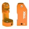 Traxxas Left & Right Aluminum Caster Blocks, 30-Degree, Orange (2)