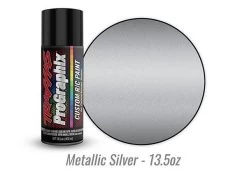 Traxxas Body Paint, ProGraphix, Metallic Silver (13.5oz)