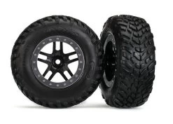 Traxxas 2.2/3.0" Tires & Wheels, Assembled, Glued (2WD Front)