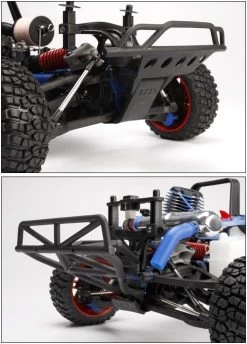 Traxxas Slayer Pro 4X4 1/10 Nitro-Powered 4WD SCT, Blue -RemoteFun Toys Shop traxxas tra tra59076 3 blue 06