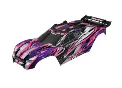 Traxxas Rustler 4X4 VXL Body & Mask/Decals, Pink