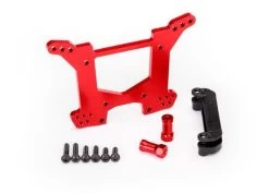 Traxxas Rear 7075-T6 Aluminum Shock Tower, Red-anodized