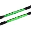Traxxas Toe Links, X-Maxx TUBES, Green (2)