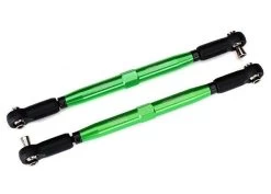 Traxxas Toe Links, X-Maxx TUBES, Green (2)