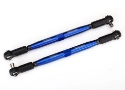 Traxxas Toe Links, X-Maxx TUBES, Blue (2)