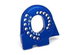 Traxxas Motor Mount Plate, 6061-T6 Aluminum, Blue